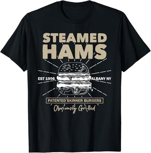 Funny Meme Shirts For Men, Awesome Steamed Hams Skinner Burger Themed Funny Meme T-Shirt Menswear Top Hoodie, Sweatshirt