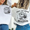 Funny Mom shirt, Ain't No Hood Like Motherhood Funny Mothers Day Trendy Mom shirt Hoodie, Sweatshirt | ZylaModa.com