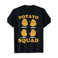 Funny Potato Team Graphic Tee for Youngsters - 100% Cotton, Short Sleeve, Crew Neck