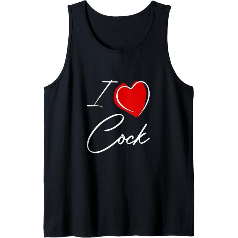 Funny Rude I love Cock Tank Top Made in USA T-Shirts, Hoodie, Sweatshirt | ZylaModa.com