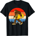 Funny Taco Shirts, Gifts For Mexican Food Lovers, Funny Bigfoot Holding Taco T-Shirt Menswear Top Casual Classic Hoodie,...