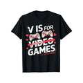 Funny Valentine's Day Gamer Tee for Men - 100% Cotton, Short Sleeve Graphic T-Shirt with Cool Comfort Fit, Gifts made in...
