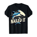 Funny hammerhead shark pins its T-shirt Made in USA Hoodie, Sweatshirt | ZylaModa.com