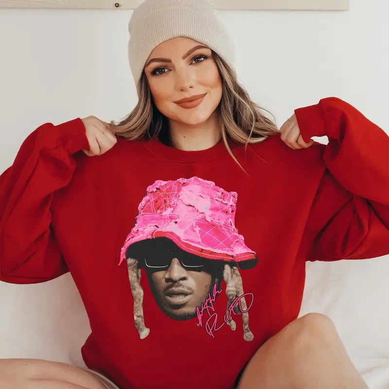 Futureee Big Face Pink Bucket Rap Sweatshirt - Iconic Apparel for True Music Fans T-Shirts, Hoodie | ZylaModa.com