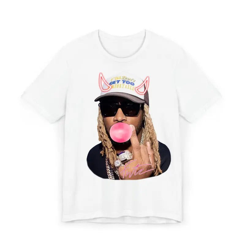 Futureee Halloween Bubblegum Big Face Rap Tee - Must-Have Graphic Design Shirt Hoodie, Sweatshirt | ZylaModa.com