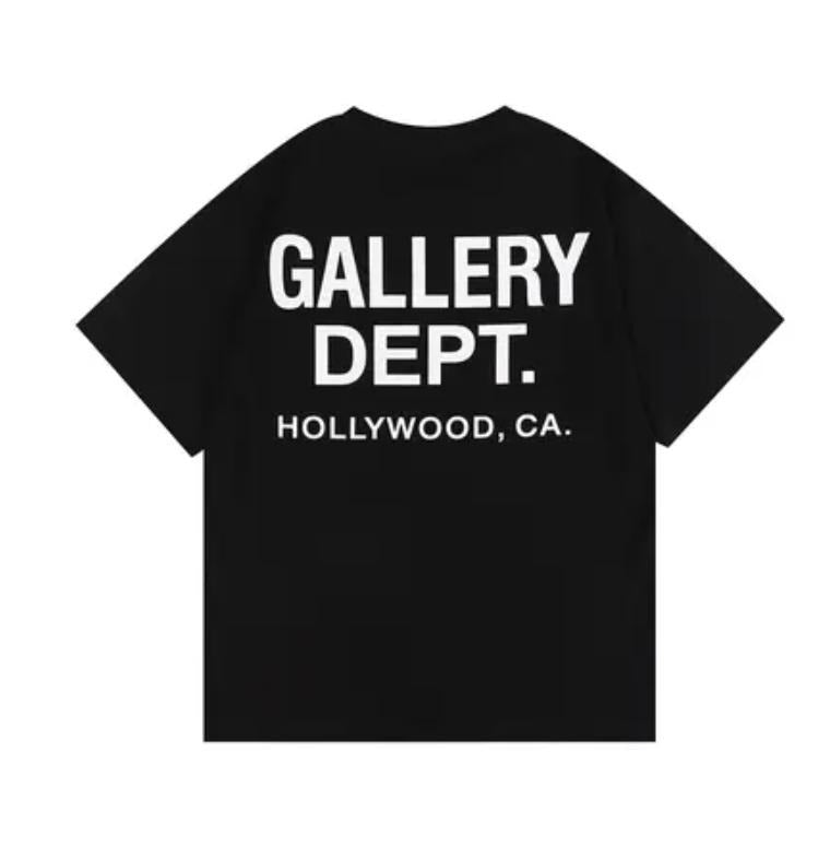 GALLERY DEPT Fashion Casual Hip Hop T Shirt Graphic Printed Short Sleeve Couple Crewneck Cotton Graphic Tees Graphic...