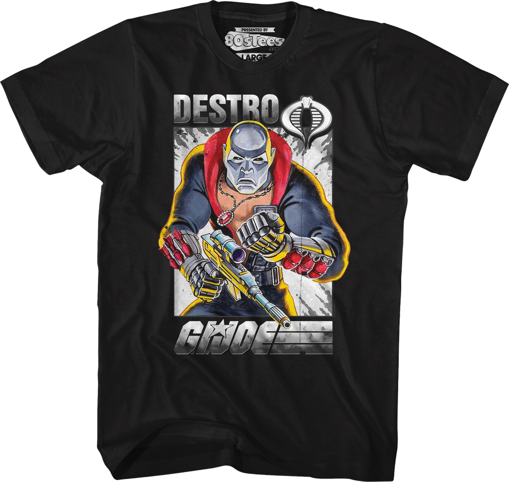 Destro GI Joe T-Shirt Hoodie, Sweatshirt | ZylaModa.com (Image 4)