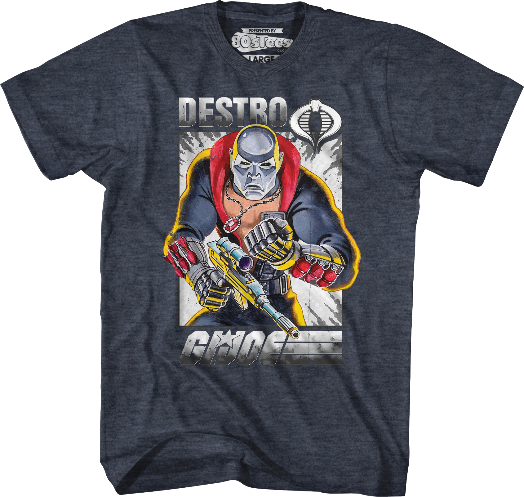 Destro GI Joe T-Shirt Hoodie, Sweatshirt | ZylaModa.com (Image 5)