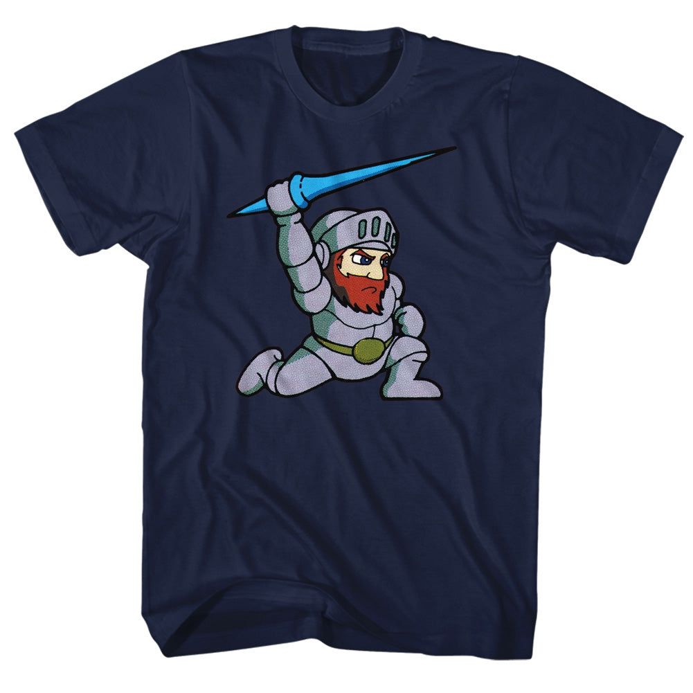 Ghost'N Goblins Mens S/S T-Shirt - Arthur - Solid Navy Hoodie, Sweatshirt | ZylaModa.com