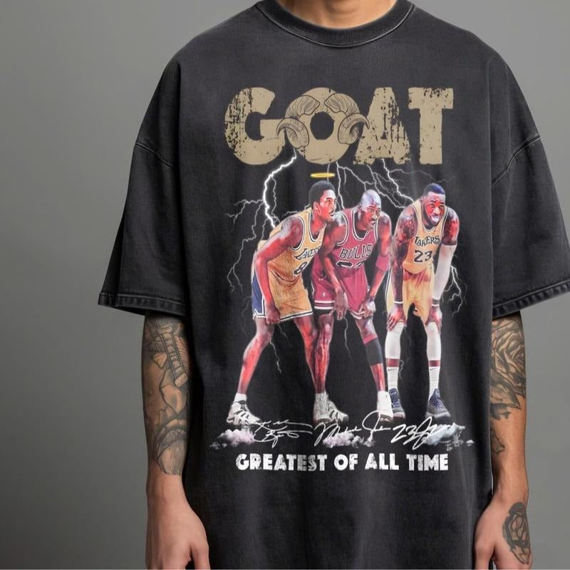GOAT Basketball Legends Tee  - Fathersday Hoodie, Sweatshirt | ZylaModa.com