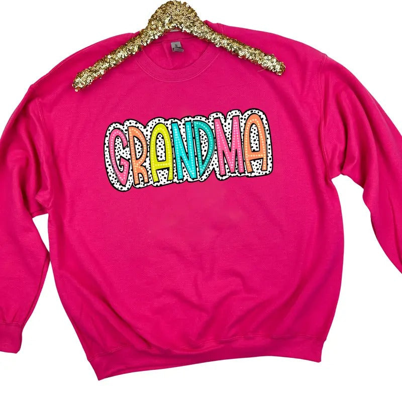 GRANDMA Neon Spotted Sweatshirt 'NLB' T-Shirts, Hoodie | ZylaModa.com