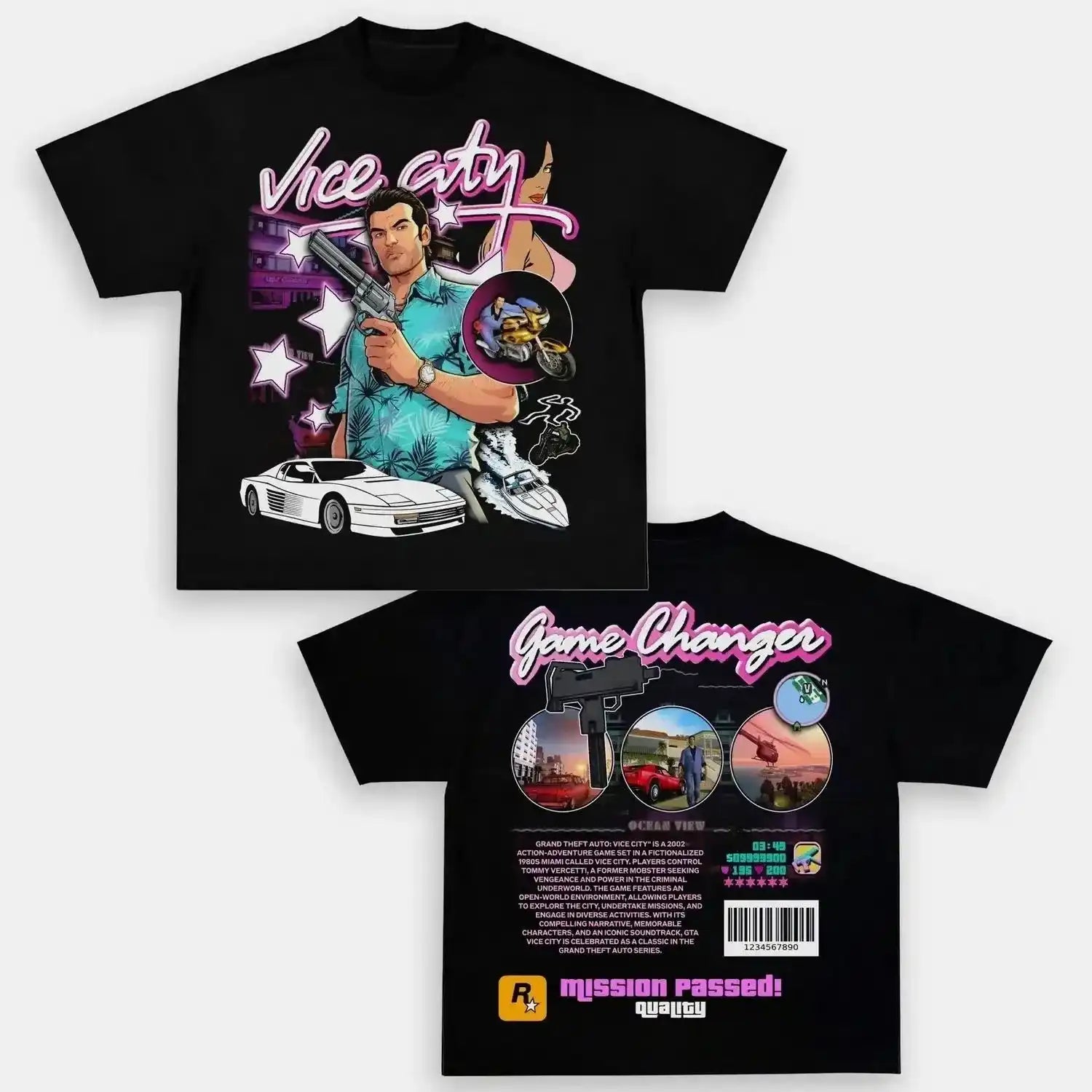 GTA VICE CITY TEE - [DS] Hoodie, Sweatshirt | ZylaModa.com (Image 1)