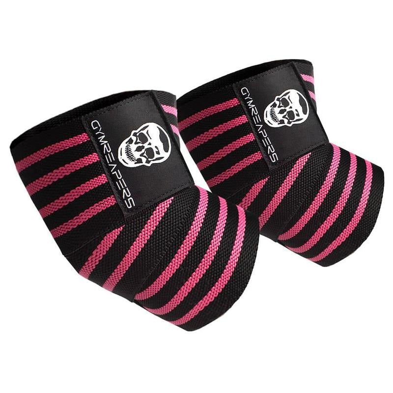 GYMREAPERS Pink Weightlifting Elbow Wraps with Hook and Loop Closure - 40 Inches T-Shirts, Hoodie, Sweatshirt | ZylaModa.com
