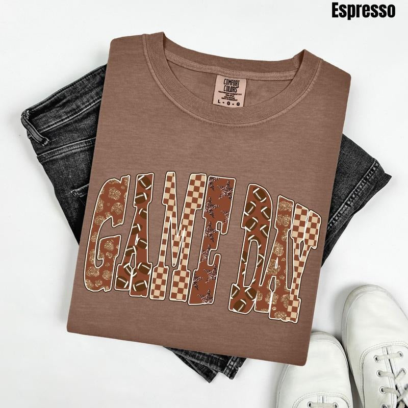 Game Day Patterns Comfort Colors T-Shirt 'NLB' Hoodie, Sweatshirt | ZylaModa.com
