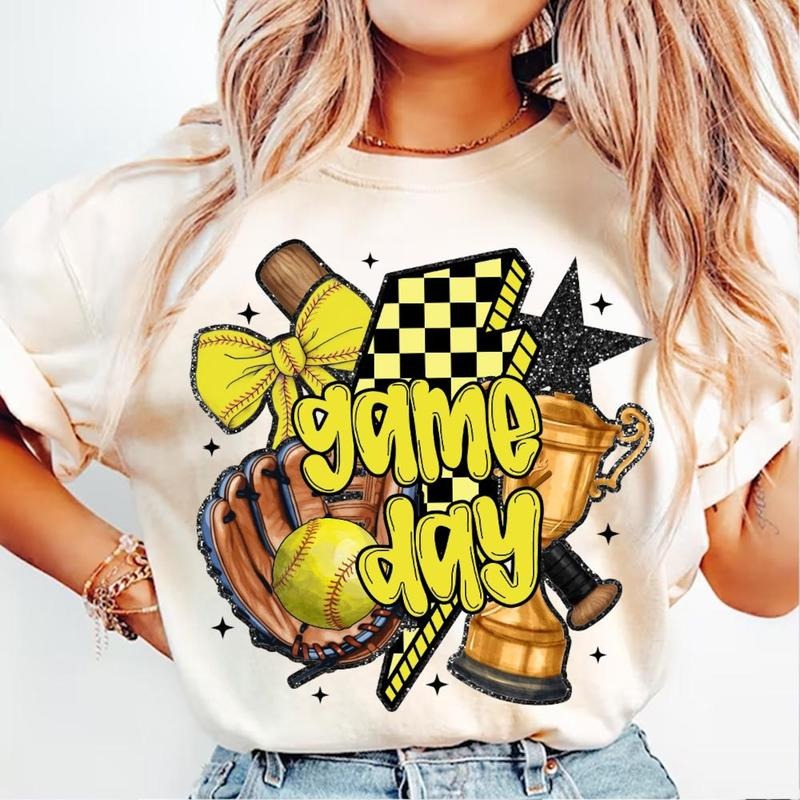 Game Day Softball Shirt With Retro Checkered, Mom Surprise Gift, Mother's Day Outfit Hoodie, Sweatshirt | ZylaModa.com