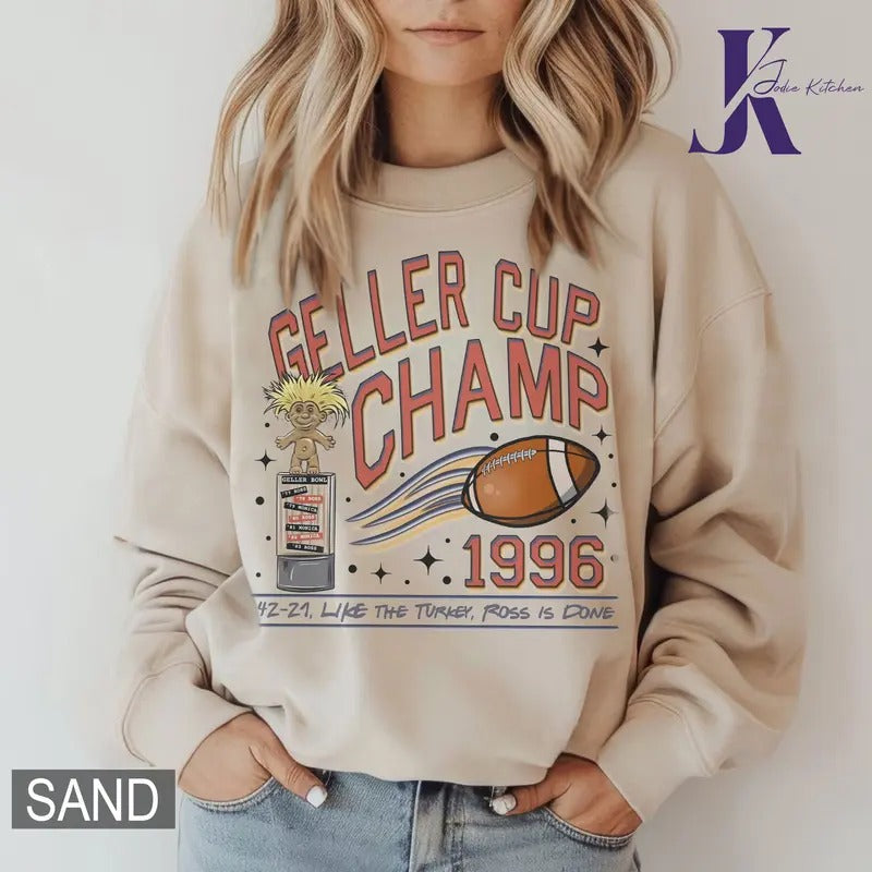 Geller Bowl Friendsgiving Shirt, Friends Sweatshirt, Geller Cup, Friends Thanksgiving Sweatshirt, Ross Rachel Monica...
