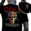 Gen X Skull FAFO Shirt, Gen X Personality Customize Year Badass Generation T-shirt 100% Cotton Unisex Comfort Womenwear...