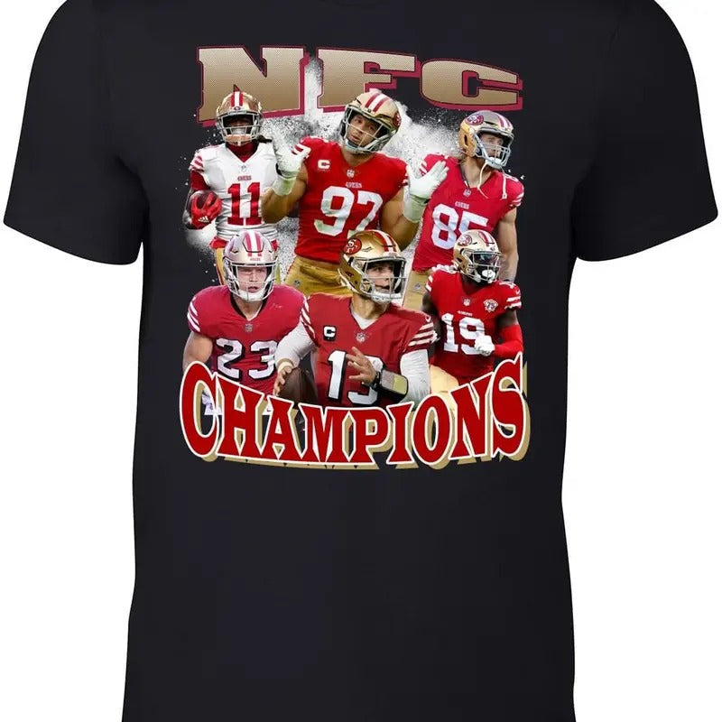 George Kittle Christian McCaffrey Bootleg Style T-Shirt Adult, Large Hoodie, Sweatshirt | ZylaModa.com