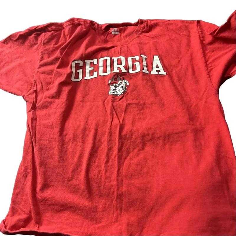 Georgia Football College T-Shirt, Unisex T-shirt Sweatshirt Hoodie Cotton Top | ZylaModa.com