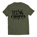 Get to Da Choppa Funny Retro 80's Arnold Army Men's Graphic T-Shirt Machine Washable Comfortable Fit Casual Wear Hoodie,...