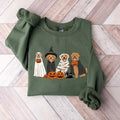 Ghost Dogs Sweatshirt, Ghost Dogs Halloween Sweater, Halloween Dog Sweatshirt, Halloween Sweatshirt, Ghost Sweatshirt,...