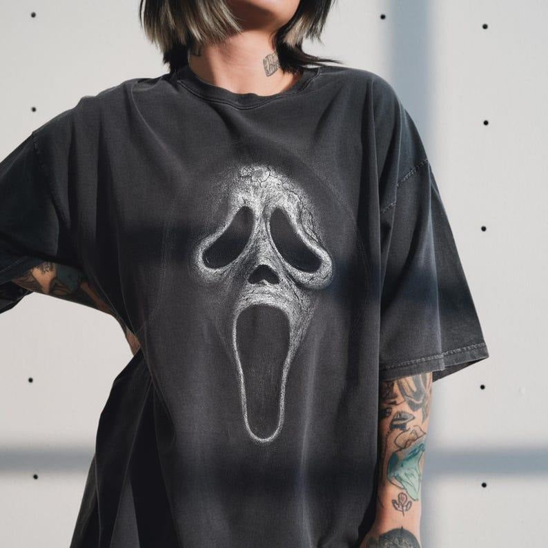 Ghostface | Retro Vintage-Style T-Shirt, Unisex Casual Street Wear Hoodie, Sweatshirt | ZylaModa.com