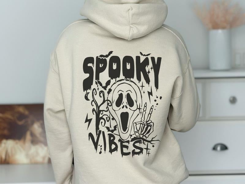 Ghostface Hoodie with Full Back Graphic T-Shirts, Sweatshirt | ZylaModa.com