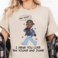 Gift For Men Say Trump I Heard You Like 'Em Dumb Rap T-Shirt Hoodie, Sweatshirt | ZylaModa.com