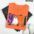 Gigi Ghostly Checkered Comfort Colors T-Shirt 'NLB' Hoodie, Sweatshirt | ZylaModa.com