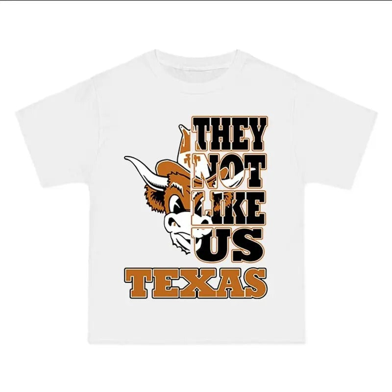 Gildan Unisex Heavy Cotton Tee, Classic Fit, Texas Longhorns They Not Like Football Fan T-Shirt, Casual Hoodie, Sweatshirt