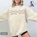 Gingerbread Comfort Color Shirt, Cute Christmas Sweatshirt, Merry Christmas Sweatshirt, Gingerbread Man Tshirt, Women...