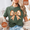 Gingerbread Man Bow Shirt Comfort Colors Holiday Tshirt,  Women's Holiday Tee Hoodie, Sweatshirt | ZylaModa.com