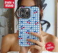 Gingham Cherry Phone Case, Coquette Phone Case Mag Safe Compatible, Magnetic Tough Cases T-Shirts, Hoodie, Sweatshirt