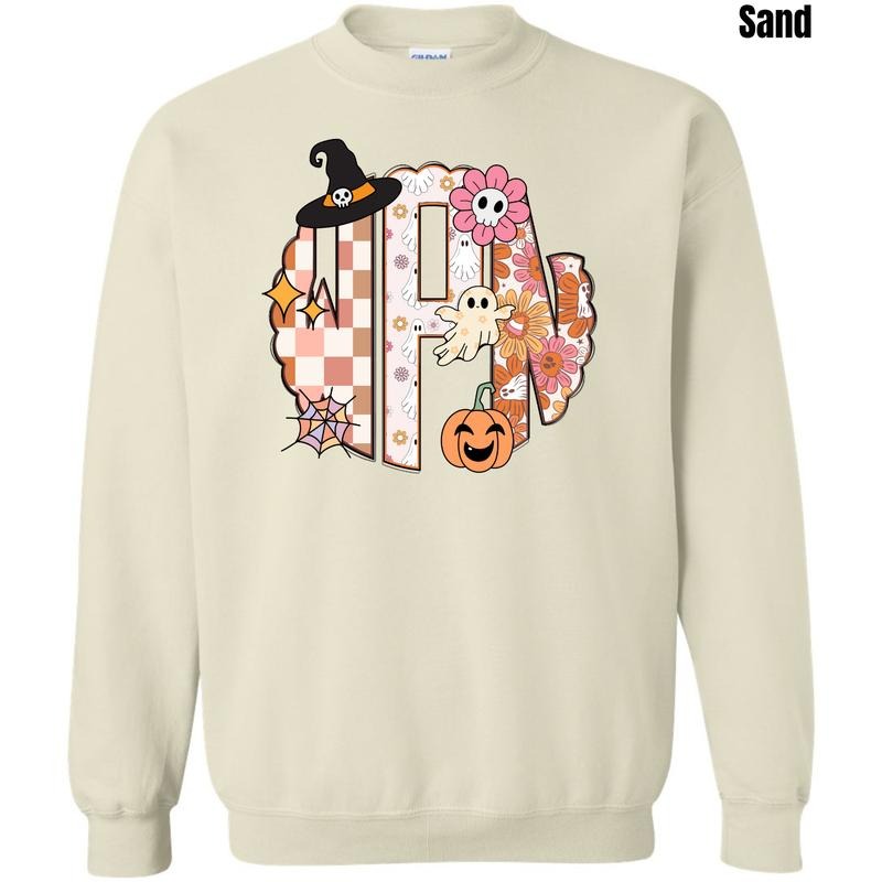 Girly Halloween Monogram Sweatshirt 'NLB' T-Shirts, Hoodie | ZylaModa.com