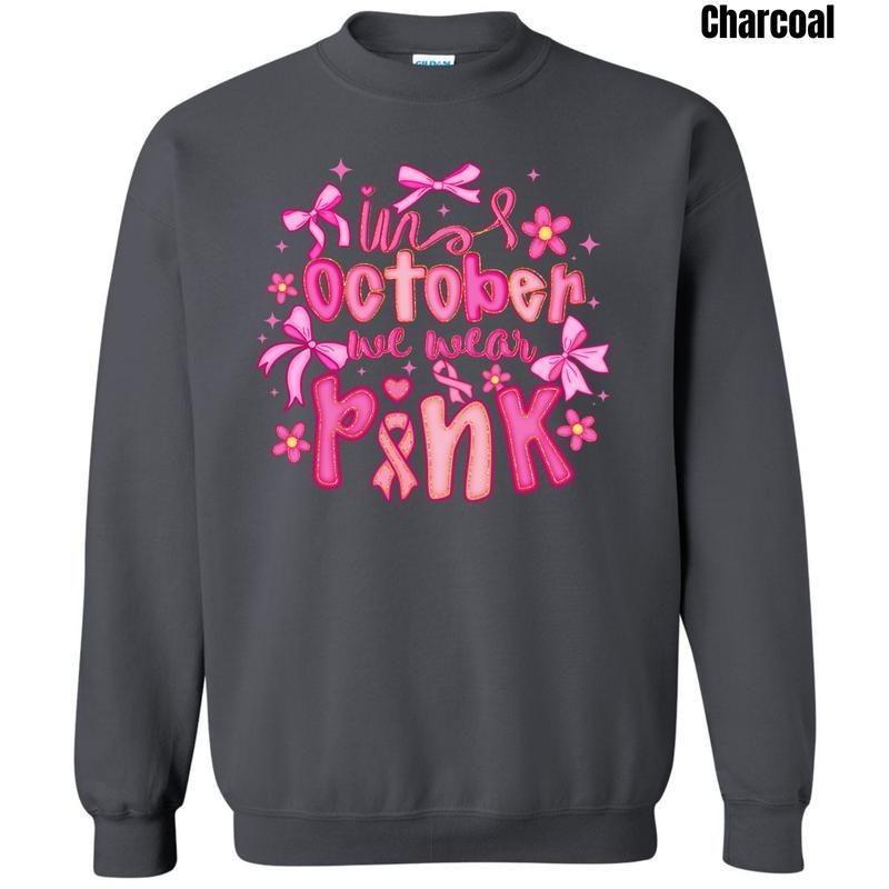 Girly Pink October Sweatshirt 'NLB' T-Shirts, Hoodie | ZylaModa.com