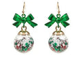 Glitter Ball Christmas Ornament Earrings T-Shirts, Hoodie, Sweatshirt | ZylaModa.com