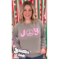 Glitter Joy Christmas Graphic Sweatshirt T-Shirts, Hoodie | ZylaModa.com