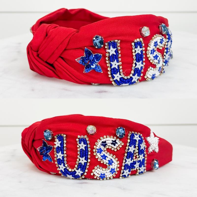 Glitz & Glam USA Headband T-Shirts, Hoodie, Sweatshirt | ZylaModa.com