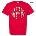 Gnome Christmas Monogram Comfort Colors T-Shirt 'NLB' Hoodie, Sweatshirt | ZylaModa.com