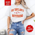 Go Taylor's Boyfriend Shirt Gildan, Football Women's Tee, Women's Tshirt Plus Sizes Hoodie, Sweatshirt | ZylaModa.com