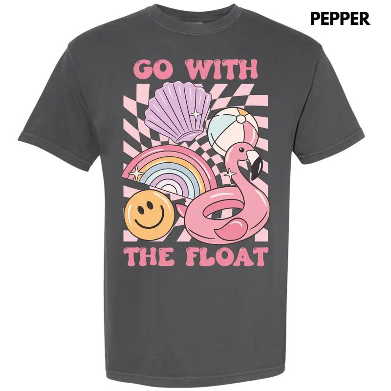 Go With The Float Comfort Colors T-Shirt Hoodie, Sweatshirt | ZylaModa.com