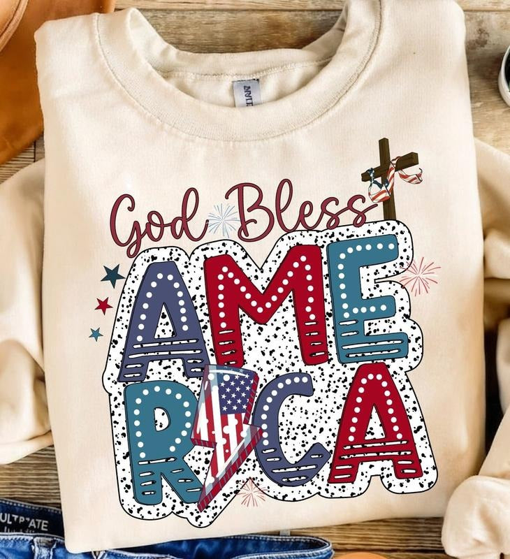 God Bless America Shirt America Dalmatian Shirt 4th Of July America Shirt Freedom American Flag 4th Og July Shirt Hoodie,...