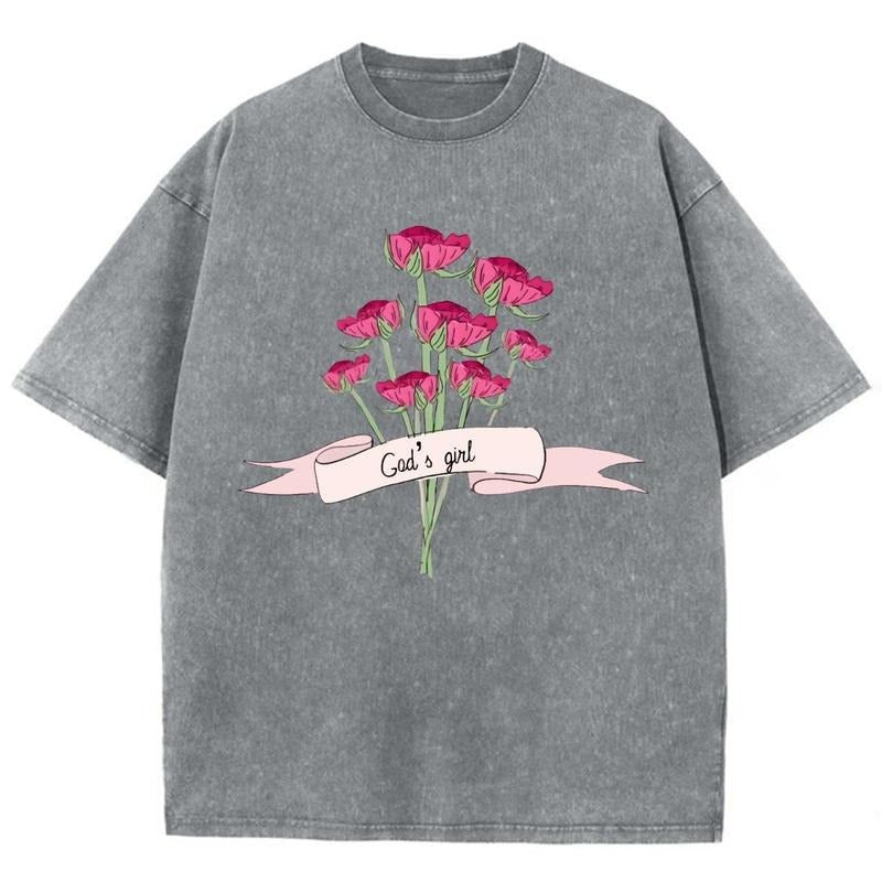 God's Girl Unisex Washed T-Shirt, Christian Jesus  t shirts, Vintage 90s Graphic Tee Gift Hoodie, Sweatshirt | ZylaModa.com