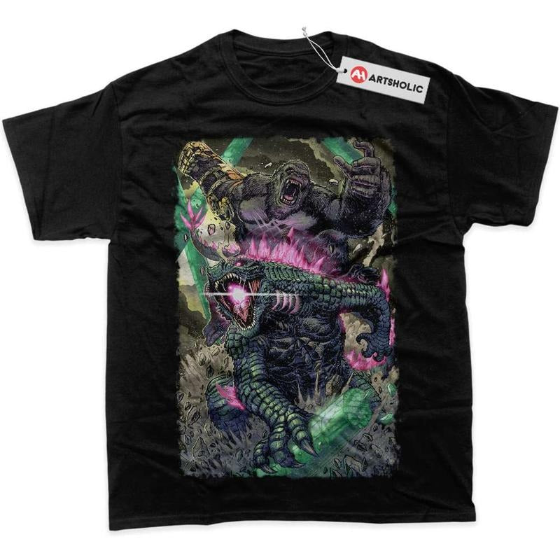Godzilla Vs Kong Shirt, Movie Shirt, Graphic Tee Hoodie, Sweatshirt | ZylaModa.com