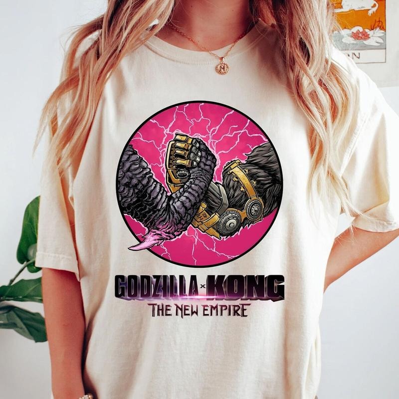 Godzilla X Kong The New Empire 2024 Shirt, Godzilla X Kong Shirt, Godzilla Movie Shirt, Godzilla Movie 2024 Shirt Hoodie,...