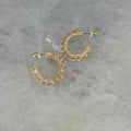 Gold Chain Hoop Stud Earrings T-Shirts, Hoodie, Sweatshirt | ZylaModa.com