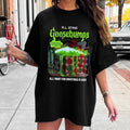 Goosebumps Christmas Shirt Goosebumps Gold Happy Holidays Shirt, Vintage Goosebumps Xmas Shirt Christmas Gift Hoodie,...