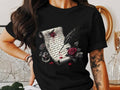 Gothic Dark Romance Artwork, Feather and Rose Illustration, Spicy Books, Smut Lovers Digital Art, Ink and Scroll Design...