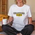 Grandma Shirt For Mother's Day Sunflower And Varsity Letters Strong Grandma Gift From The Grandkids Hoodie, Sweatshirt
