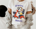 Granny Mobile Bluey Shirt, Bluey Birthday Sweatshirt, Bluey Family Shirt, Family Matching Shirt, Trending Women's Shirt,...